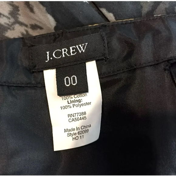 J CREW Strapless Cocktail Dress Party Marielle Dress in Solstice Floral Size 00 - Picture 11 of 11